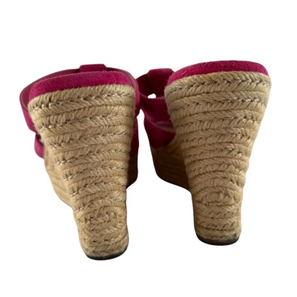 UGG Pink Suede Wedges - Picture 4 of 7